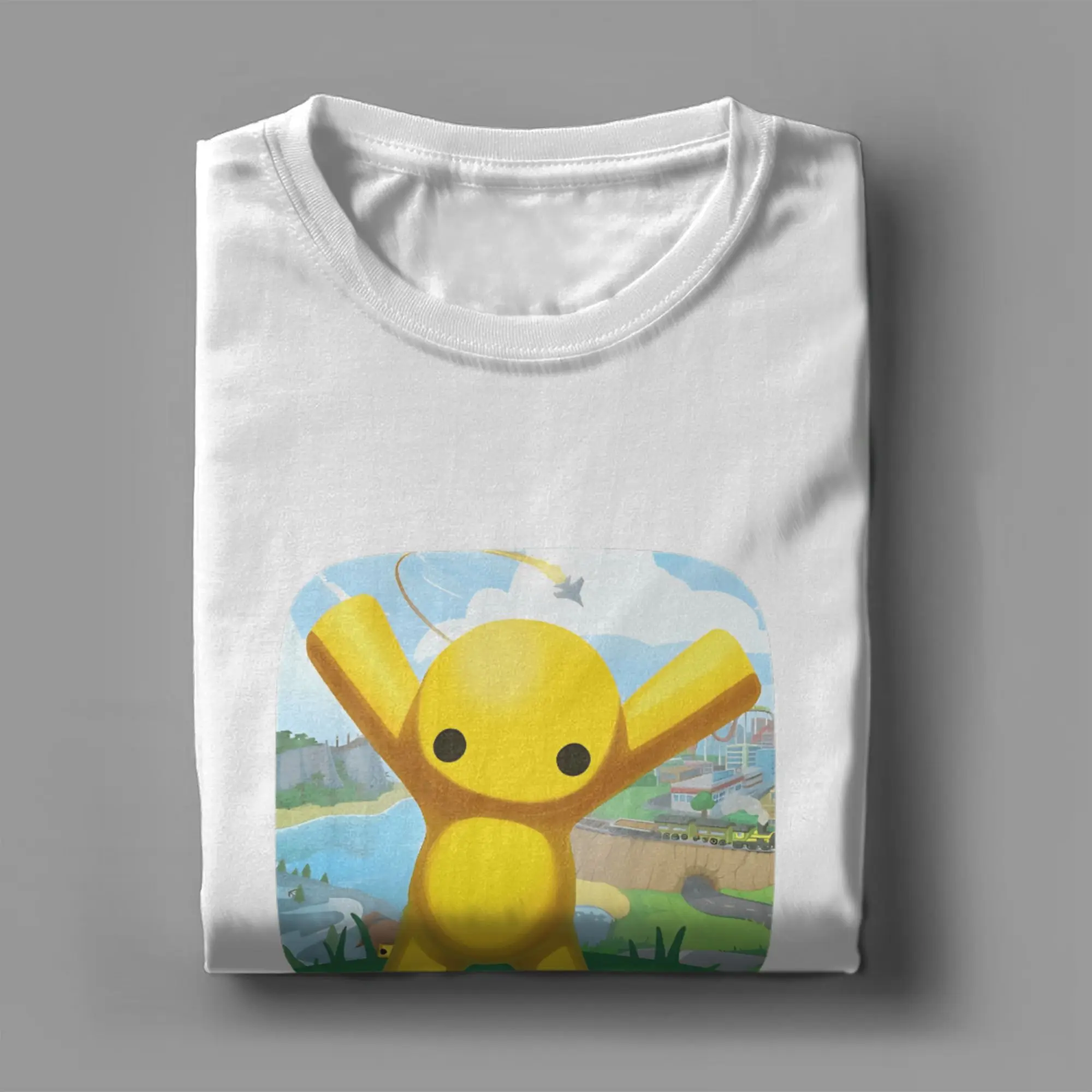 

Men's T-Shirts W-Wobbly L-Life Online Game Novelty Cotton Tees Short Sleeve T Shirts Crew Neck Clothes Plus Size