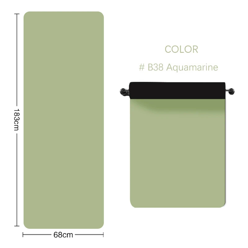 Professional customized environmentally friendly non-slip natural rubber PU yoga mat for gym use