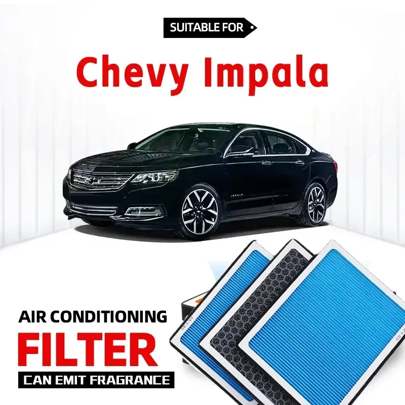 For Chevy Impala Cabin Filter Air Filter Activated Carbon Air Conditioning Filter with Fragrance to Purify Car Cabin Air