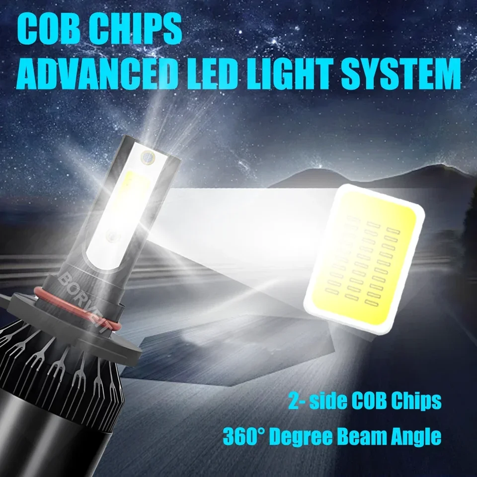 Discover the Difference with LED 60W Headlight High Low Fog Light For Toyota Tacoma 2016 2017 2018 2019 2020 2021 2022 2023 2024