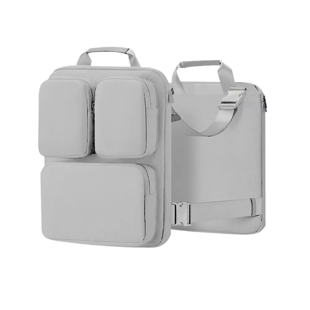 Adjustable Straps Boarding Case Hanging Bag Large Capacity Expansion Suitcase Additional Handbag with PU Handle Removable
