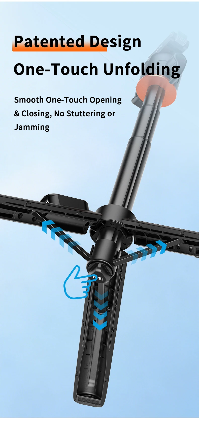 VRIG Magnetisches Stativ-Selfie-Stick-Stativ mit 360°-Kugelkopf und Cold Shoe für DJI Osmo Action 6 5 Pro 4 3 Action-Kamera-Zubehör – Detail 16