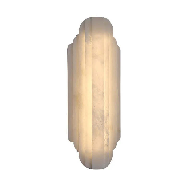 Spanish marble wall lamp living room background wall French entrance decoration modern light luxury simple designer bedside lamp