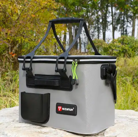 Fishing Bucket Super Light Rock Fishing Pole Box Live fish bucket Large Capacity Fish Drum Y540