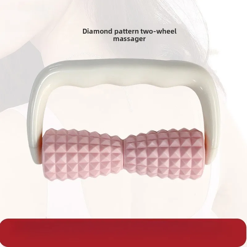 

Роликовый массажер Двухколесная роликовая массажная палочка Массажное колесо для ног Устройство для тонких ног Роликовый тип