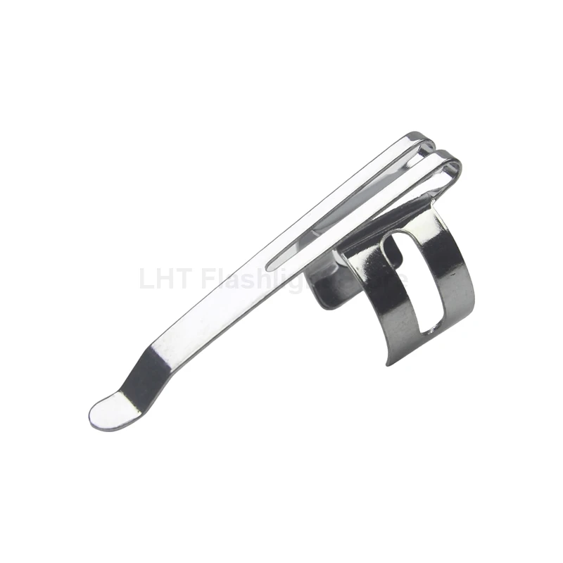 

42mm (L) x 14mm (D) Stainless Steel Flashlight Pocket Clip