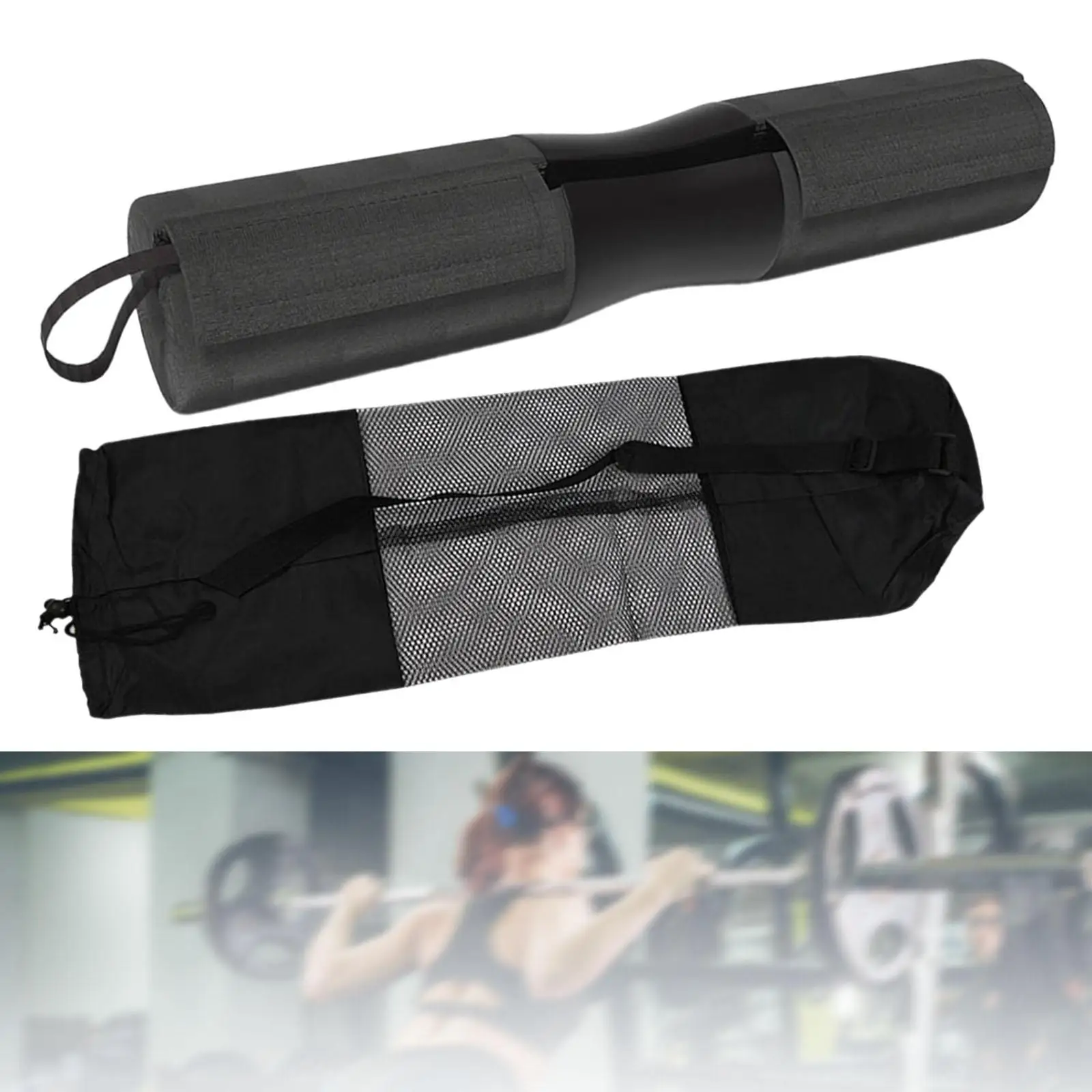 

Barbell Neck Shoulder Pad Neck & Shoulder Protective Pad Anti Slip Weight Lifting Bar Pad for Training Gym Hip Thrusts Lunges