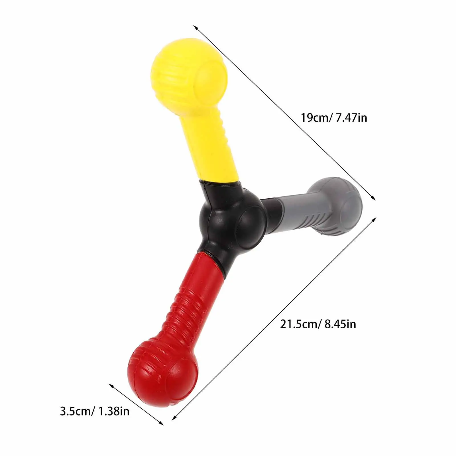 Colored Multi-Handle Reaction Training Stick Ergonomic Grip Catch Stick Improving Hand Eye Coordination Reflex Agility Training