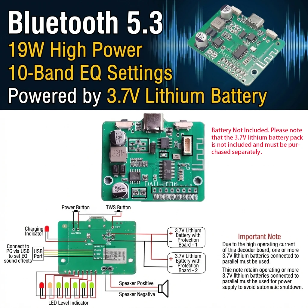 DAU-BT16 Tws Blueto…