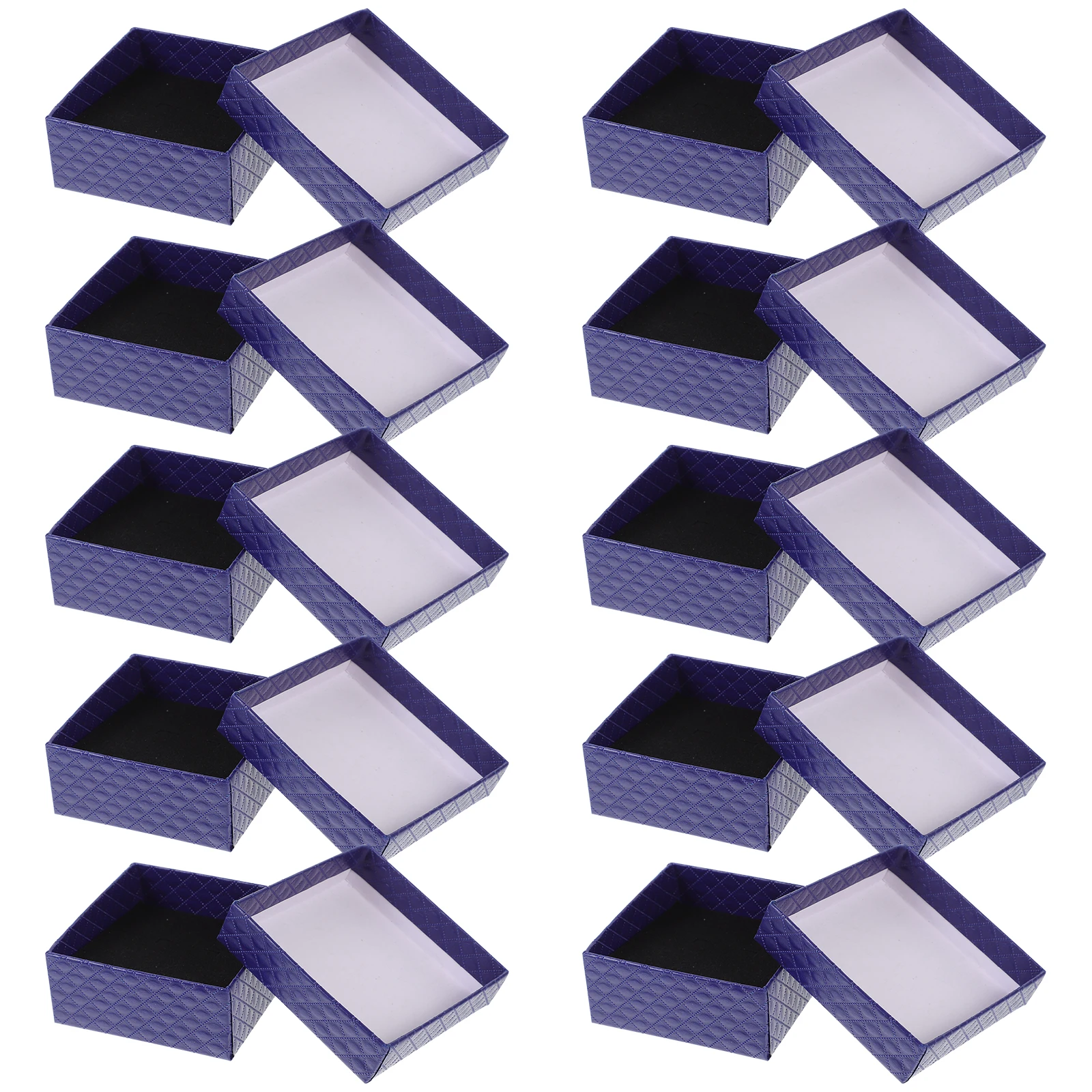 

10pcs Jewelry Gift Boxes Ring Necklace Bracelet Storage Holder Packaging Case For Women Small Decorative Gift Box Watch