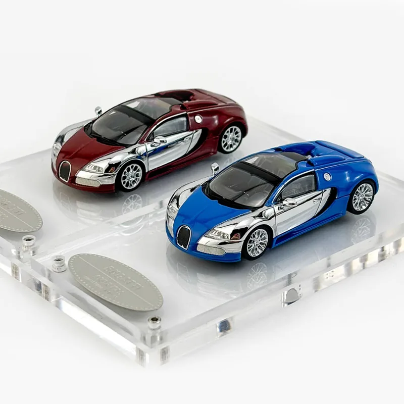 Diecast 1:64 Scale Bugatti Veyron DuplexสีReplicaรถชุดตกแต่งฉากของเล่นคอลเลกชันของที่ระลึก