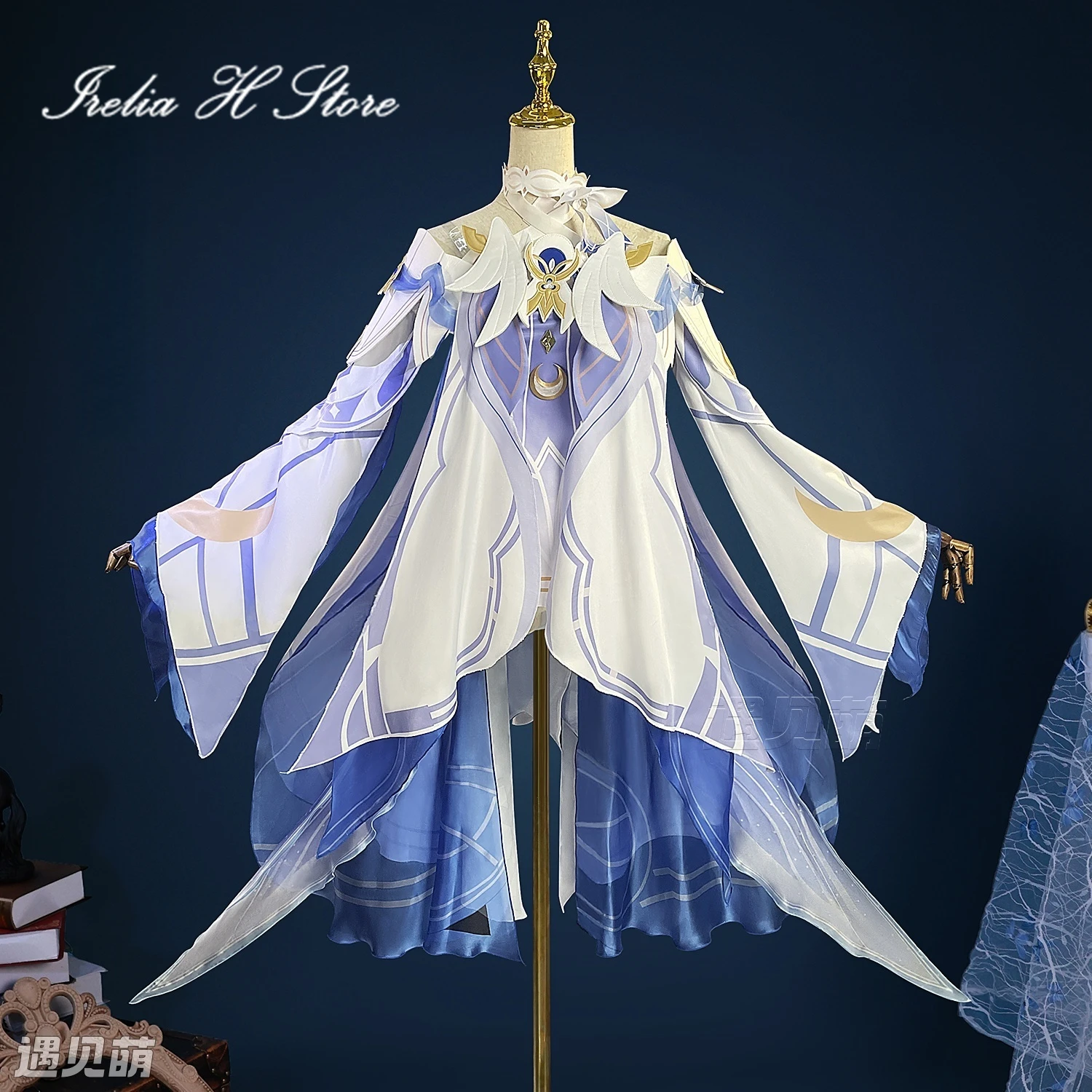 Irelia H Genshin Impact Columbina أزياء تنكرية لعبة Damselette فستان مثير للنساء أزياء الهالوين #1