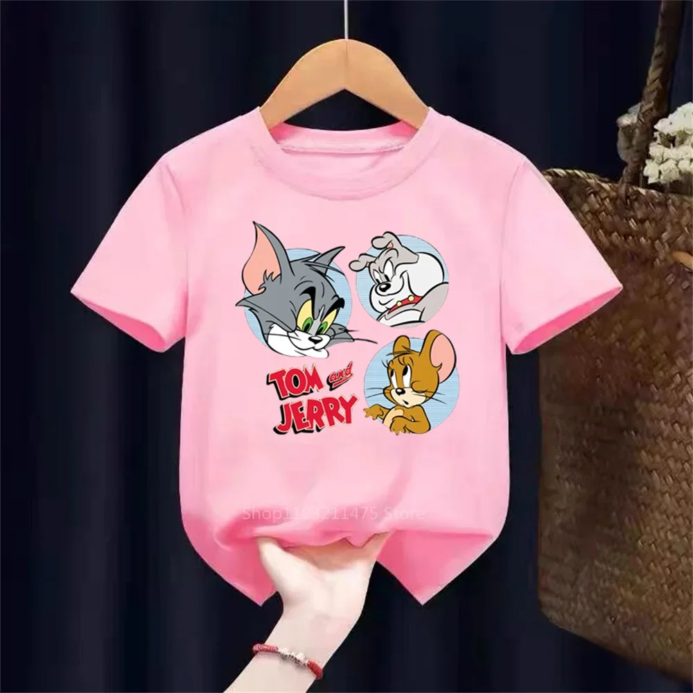 Newest Summer Cat & Mouse T-shirts - Trendiest Anime Prints for Boys & Girls! Softest, Cutest & Casualest Styles for Ages 3-14