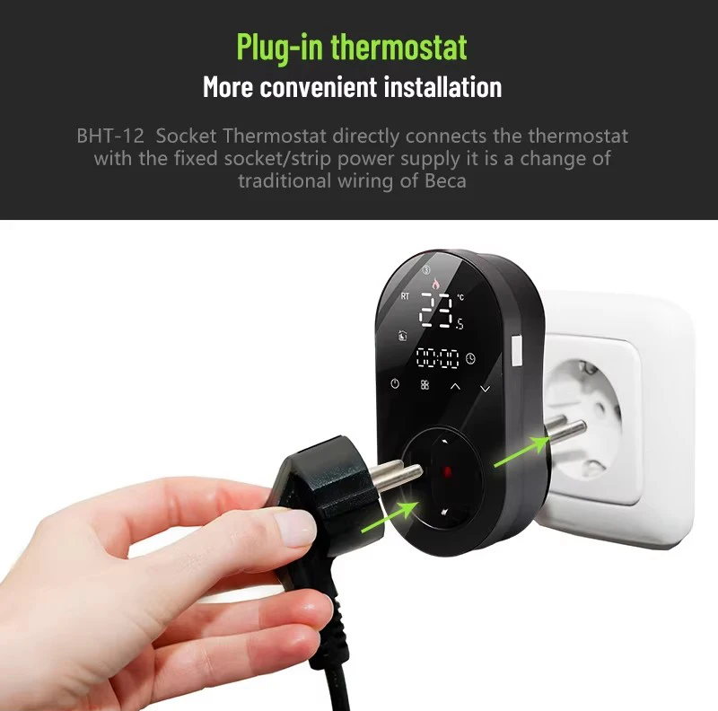 RSH Smart LED Plug-in Thermostat HAVC Wifi programmierbar für Fußbodenheizung Android-betrieben