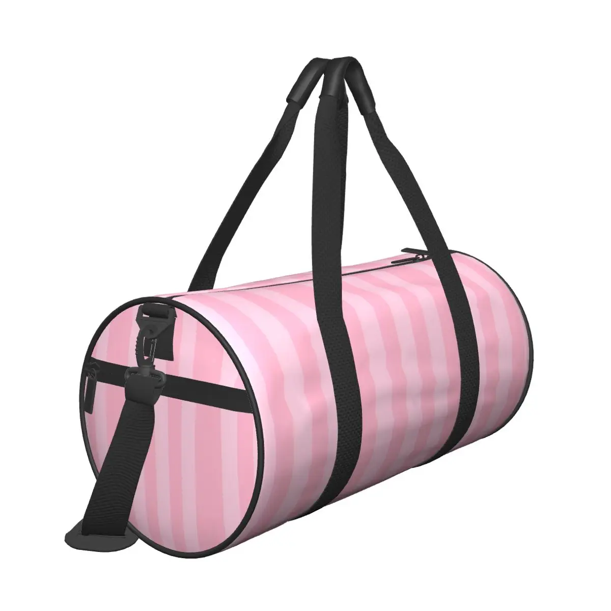 Letras de ilustração rosa Imprimir Travel Bag, Sacos esportivos grandes, impermeáveis, Casal Custom Gym Bag, Casual Novidade Fitness Bag