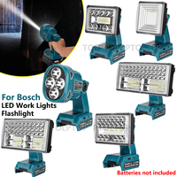50W Cordless Work Light LED Flashlight For Bosch 18V Battery Highest 4200LM Spotlight USB Type-C Desk Lamp forCamping, Emergency