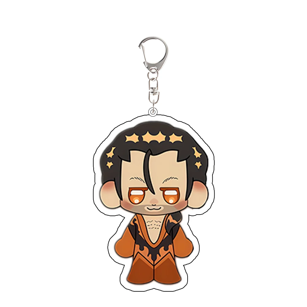 لإرسال لعبة بريزم Phenomaman شقراء السترة Malevola روبرت سلسلة مفاتيح مصنوعة من الأكريليك الطرفية على ظهره قلادة مهرجان هدية