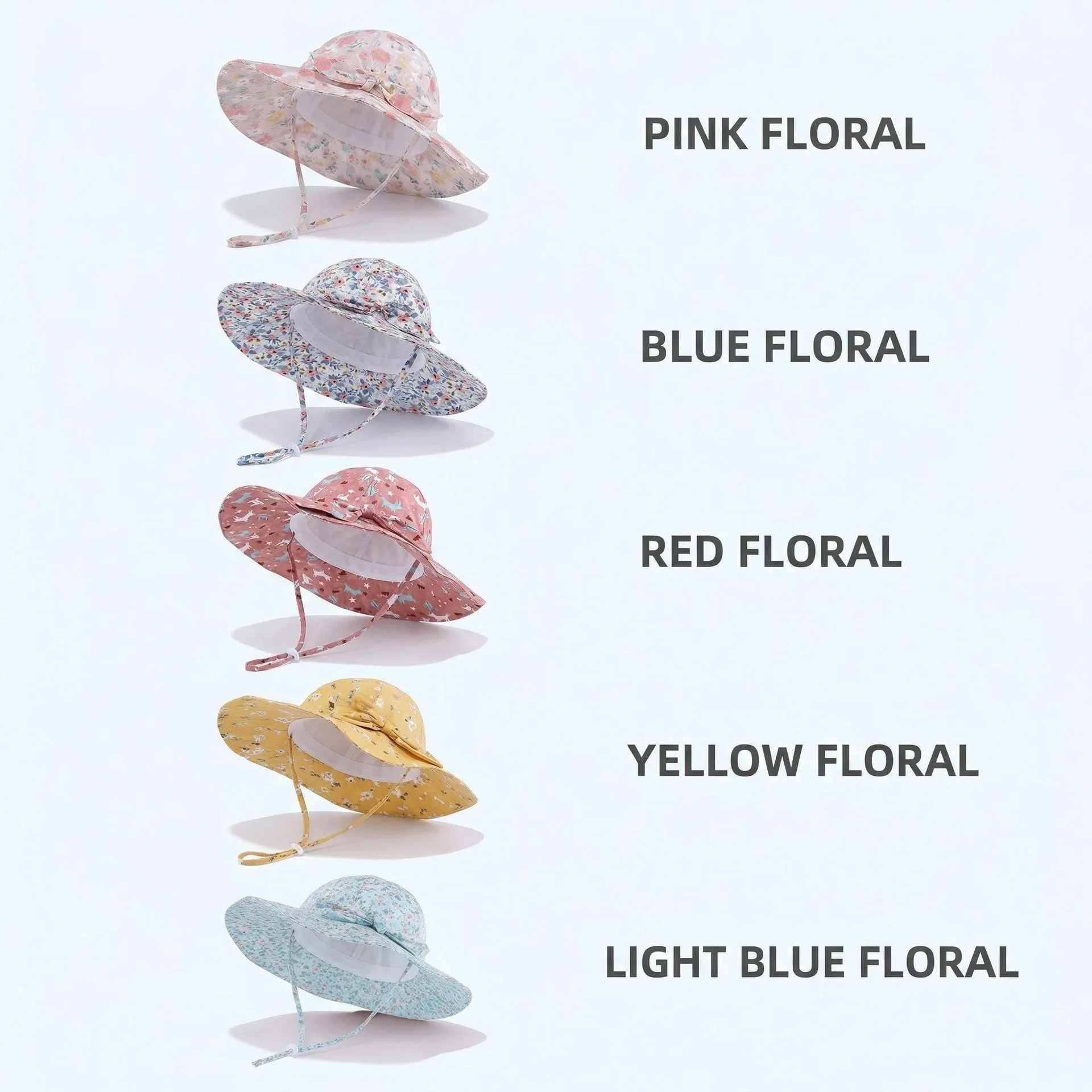 Girls' sun hat, children's hat, sun protection hat, Amazon cross-border cotton fisherman hat, big brim, UV resistant