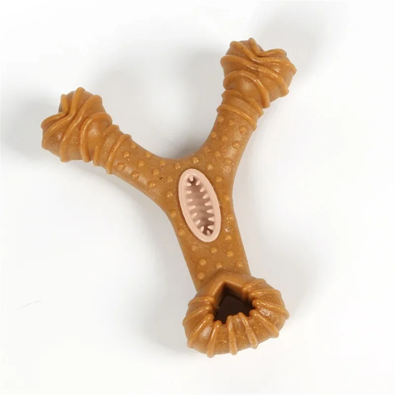 Neue 15 cm Große Rasse Holz Hund Kauen Stick Interaktive Zähne Reinigung Langlebig Kauen Spielzeug Unzerstörbar Robustes Hundespielzeug – Detail 4