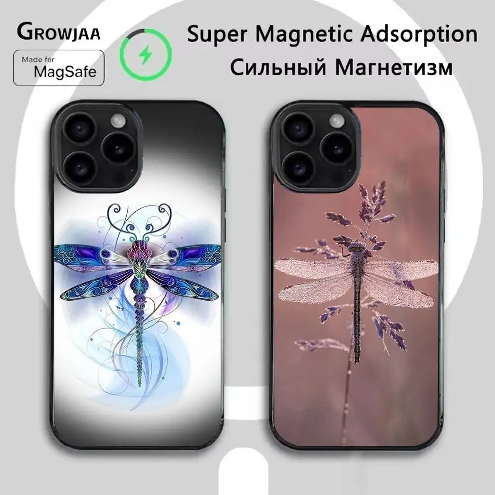 

Beautiful Dragonfly Phone Case For iPhone 16e,16,15,14,13,12,11,Plus,Pro,Max,Mini Magsafe Magnetic Wireless Charging