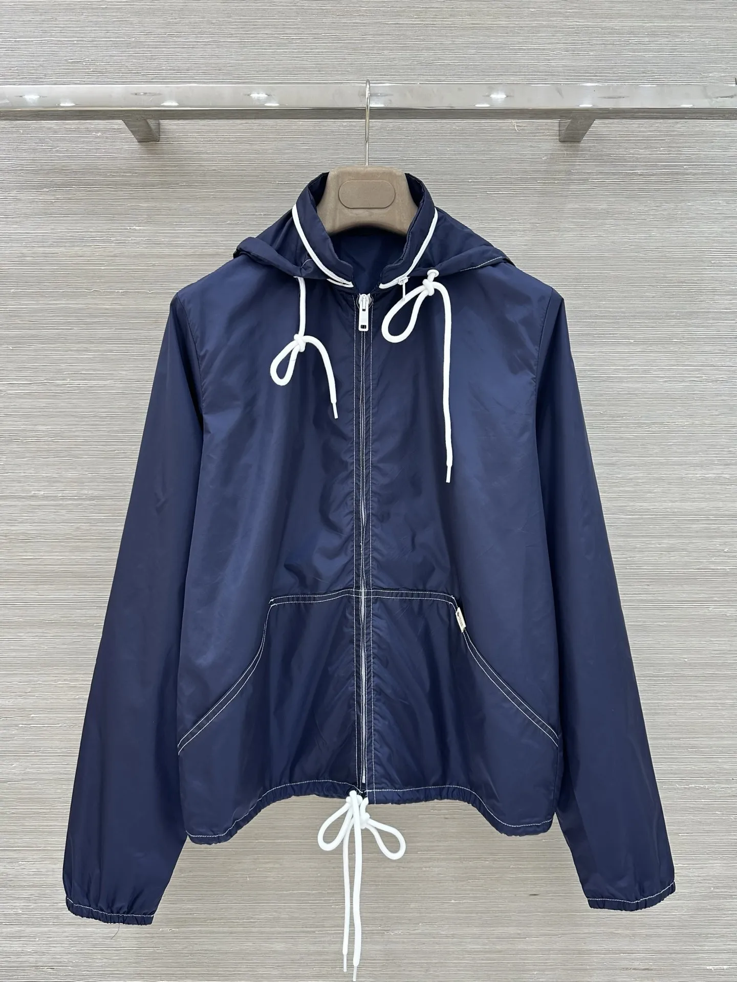 2026 Spring/Summer New Product: Vintage Workwear Style Drawstring Sunscreen Windbreaker Jacket