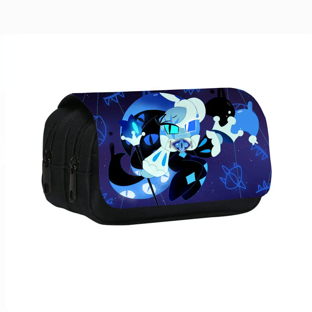 New Cute Cartoon Anime Pen Bags for Student Large Storage Students School Pencil Box Shadow Milk Cookie Run Kingdom Pencil Case