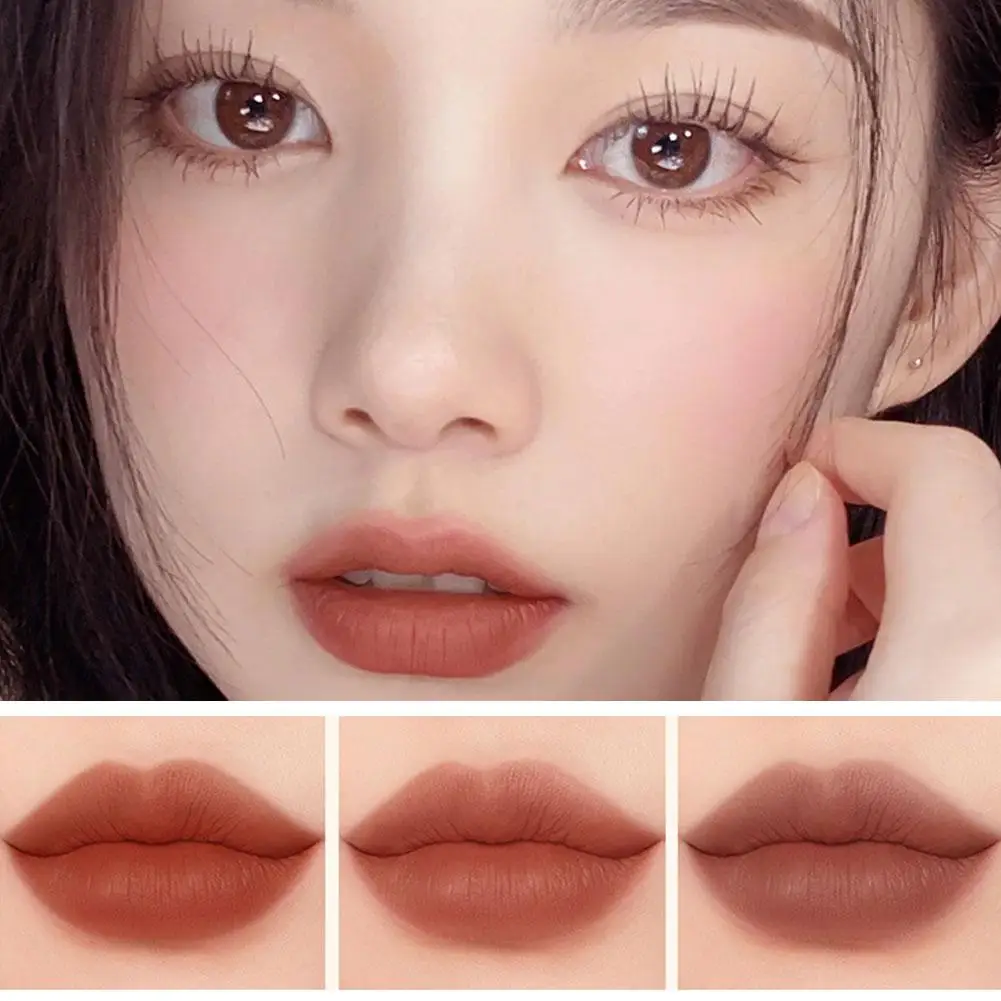 Rouge à Lèvres Longue Durée Résistant à l'Eau, Sans Taches, Teinte Velours Classique, Finition Pigmentée, Maquillage 402, H5I1, 256