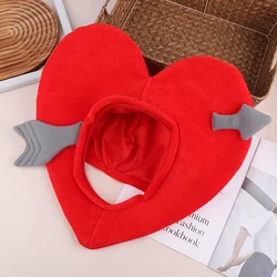 Funny Plush Hat Cartoon Love Cupid’s Arrow Warm Hat Creative Novelty Caps Party Cosplay Props Valentine's Day Confession Prop