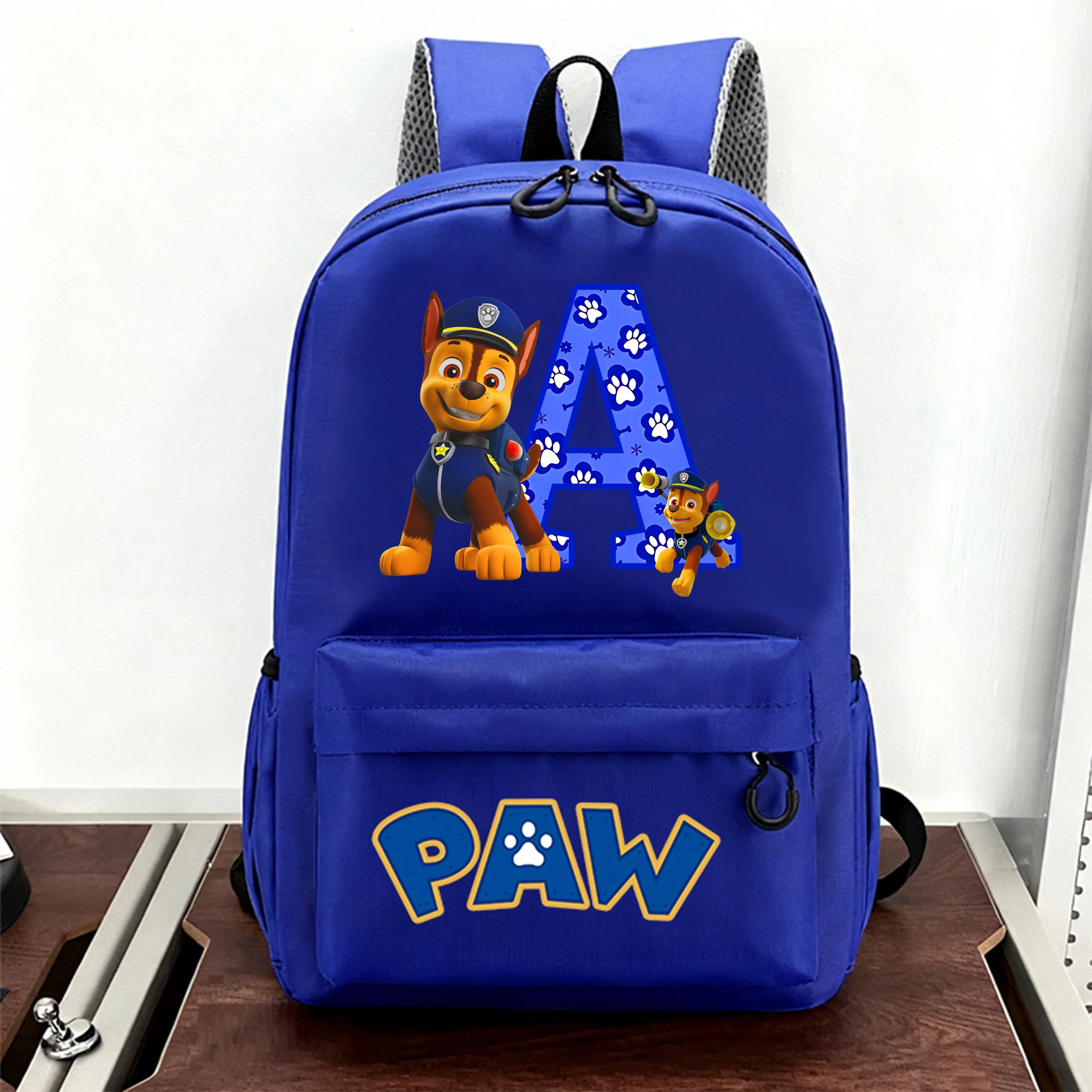 

Paw Patrol Backpacks Anime Chase Large Capacity Schoolbags Cartoon Print Letter Shoulders Bags Boys Girls Stationary Supplies