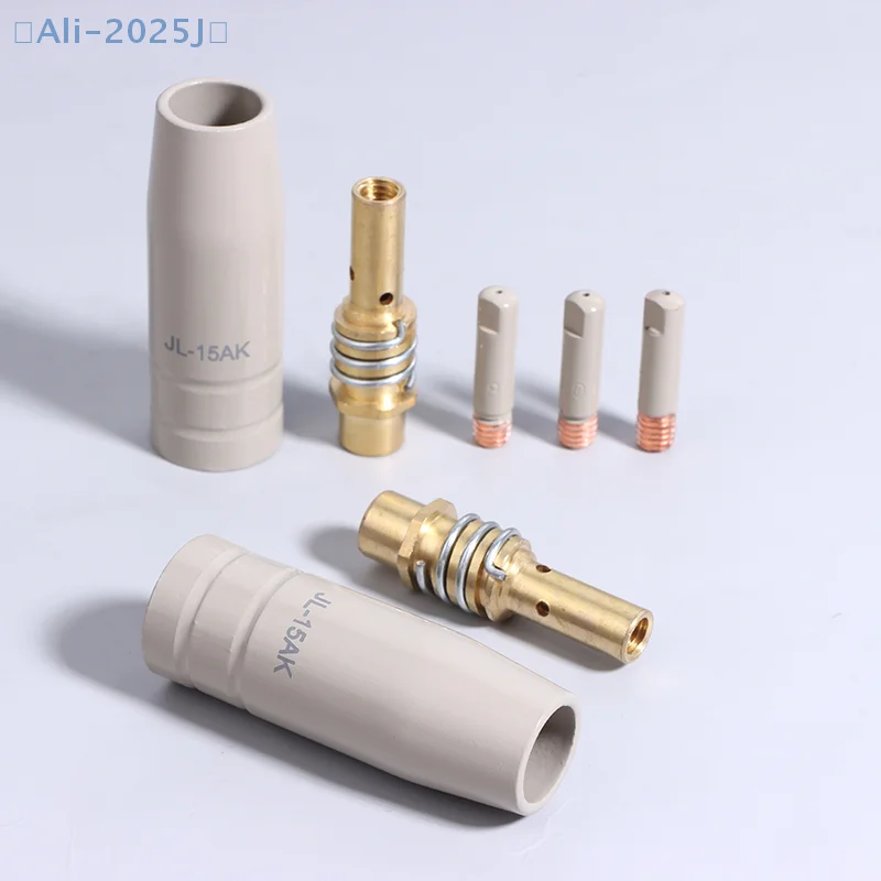 1/3Pcs 15AK Coating Protection Nozzle 0.8/1.0/1.2MM Contact Tips Non-stick Welding Slag European Airless Nozzle