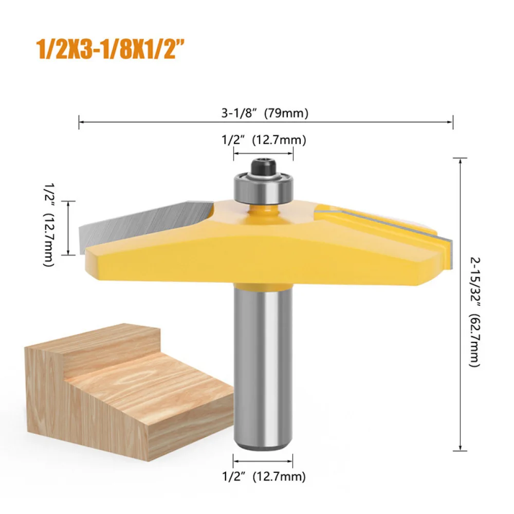 Raised Panel Ogee Router Bit For Woodworking Cabinet Door Carbide Milling Cutter Shank Edge Forming Carpentry Tooling Bit
