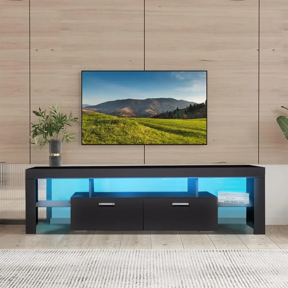 

Tv Table Modern High Gloss Entertainment Center TV Console Table With Drawers Free Shipping Stand Cabinet Living Room Furniture