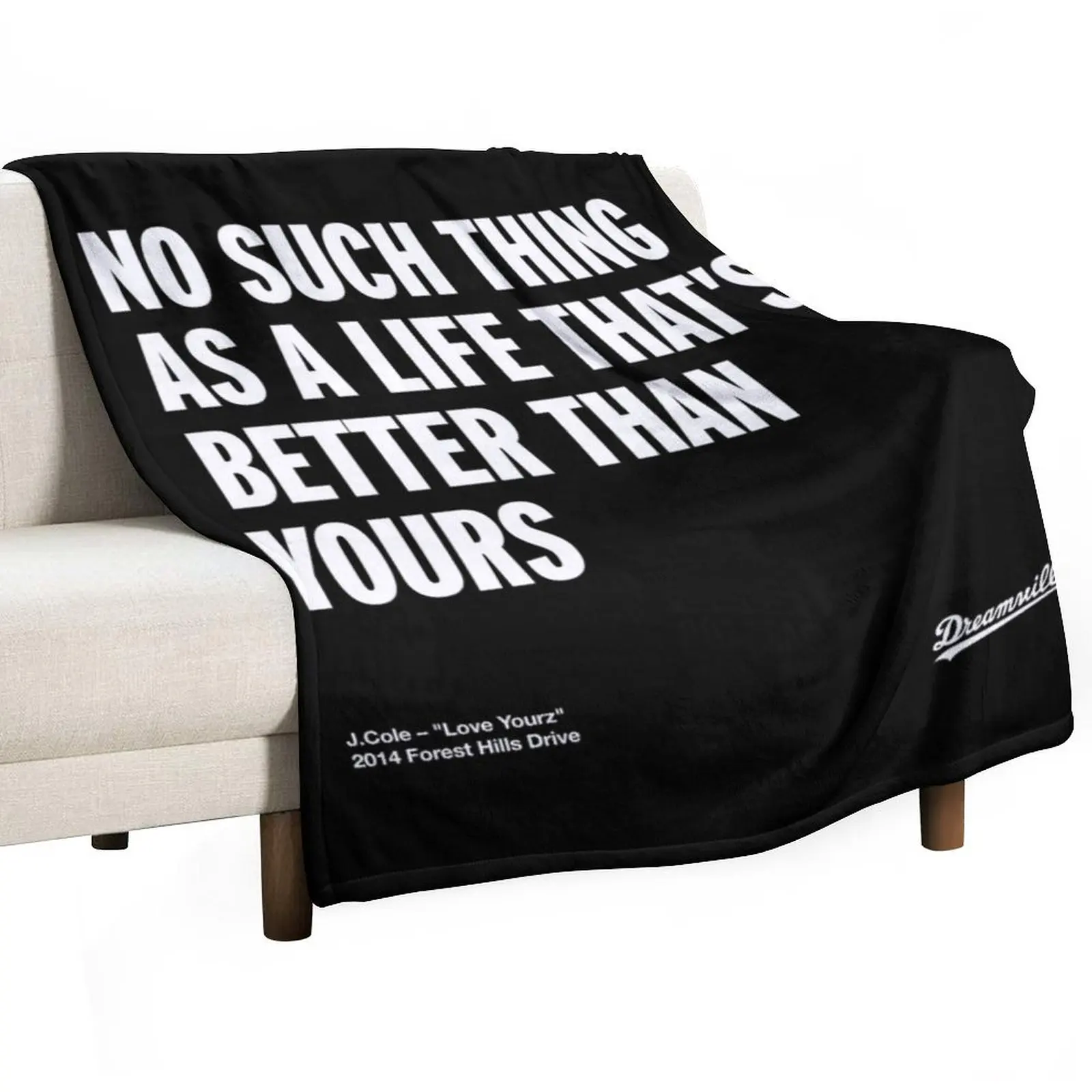 

J Cole a Love Yourz (2014 Forest Hills Drive) Throw Blanket Decorative Soft Throw Blanket for Couch Sofa