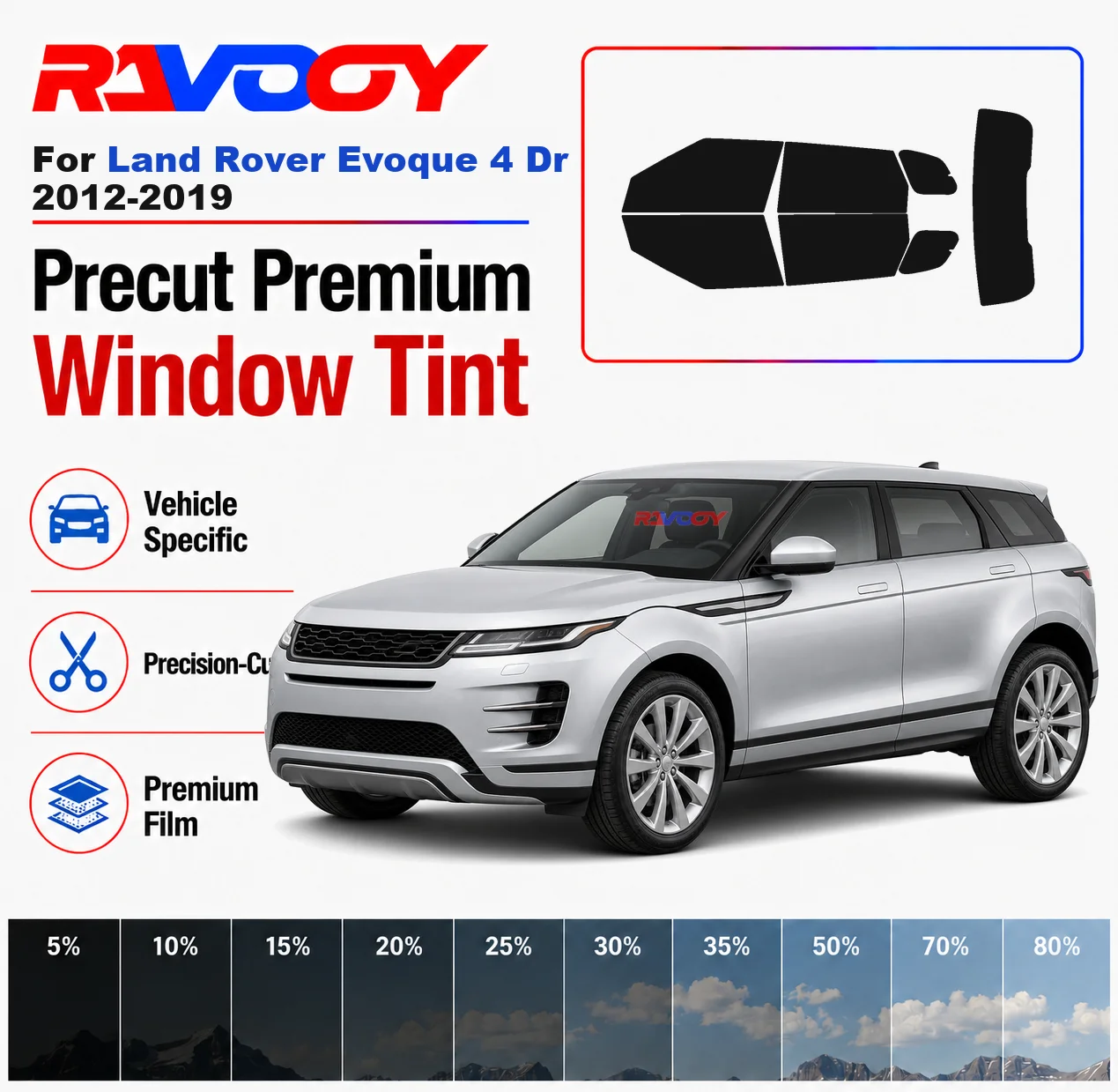 premium-precut-window-tint-kit-front-windows-rear-windows-rear-windshield-for-land-rover-evoque-4-dr-2012-2019-nano-ceramic-film
