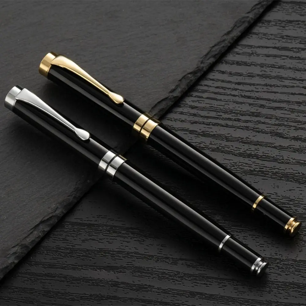 Smooth Writing Metal Ballpoint Pen Heavy-Weight Replaceable Refill Writing Pen Gift Stationery Gel Pen Men & Women