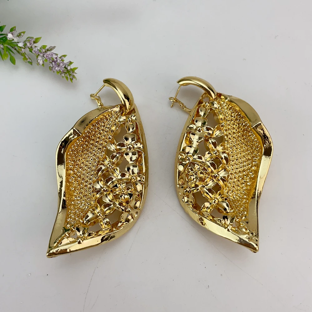 2025 Big Bold Earrings Huge Earrings Brazilian Jewelry for Women Party Gift FHK20695