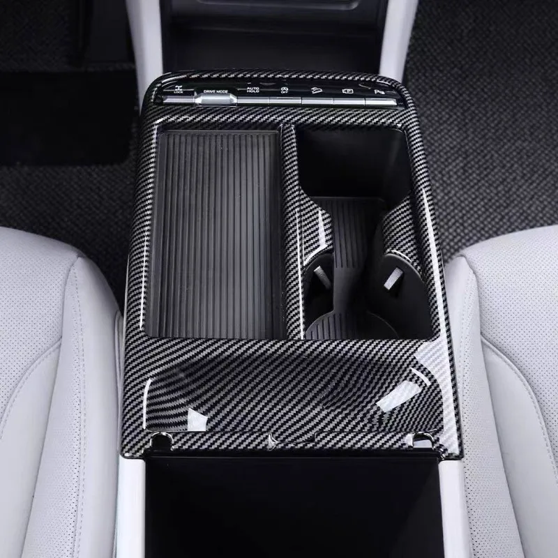Wear-resistant Central Console Molding, Cup Holder Accent Trim, Window Panel Protective Covers for Hyundai Tucson NX4