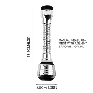 Mutfak bataryası, paslanmaz çelik temizleyici, cihaz su tasarrufu, gerginlik, dönme, kanıt, sıçrama, Sprey, Genişletici Fıskiye 12 - En çok satan, su tasarrufu, musluk-no. 1