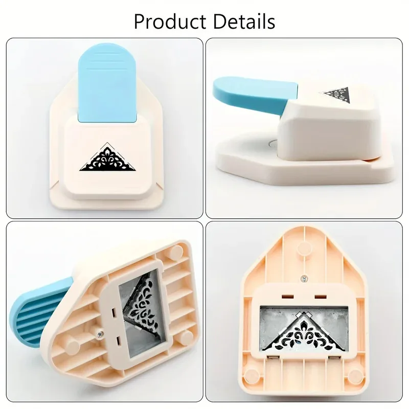 Craft Corner Punch Triangular Flower Pattern Scrapbooking Paper Hole Puncher Photo Frame Decoration Cutter