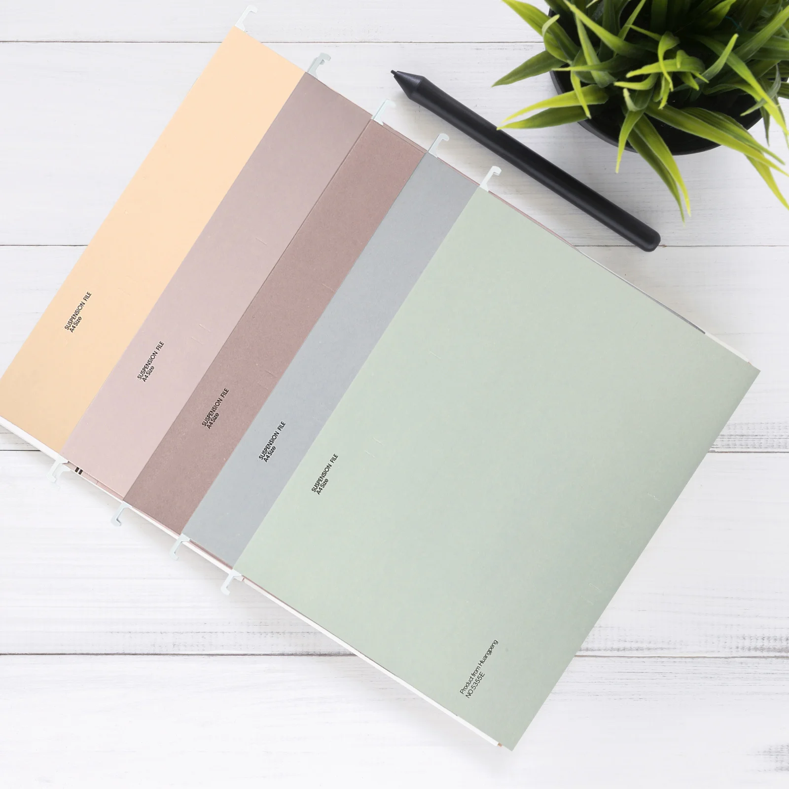 5Pcs File Folders Hanging Portable Office School Home Document Organizer Receipt Storage Filing Holder