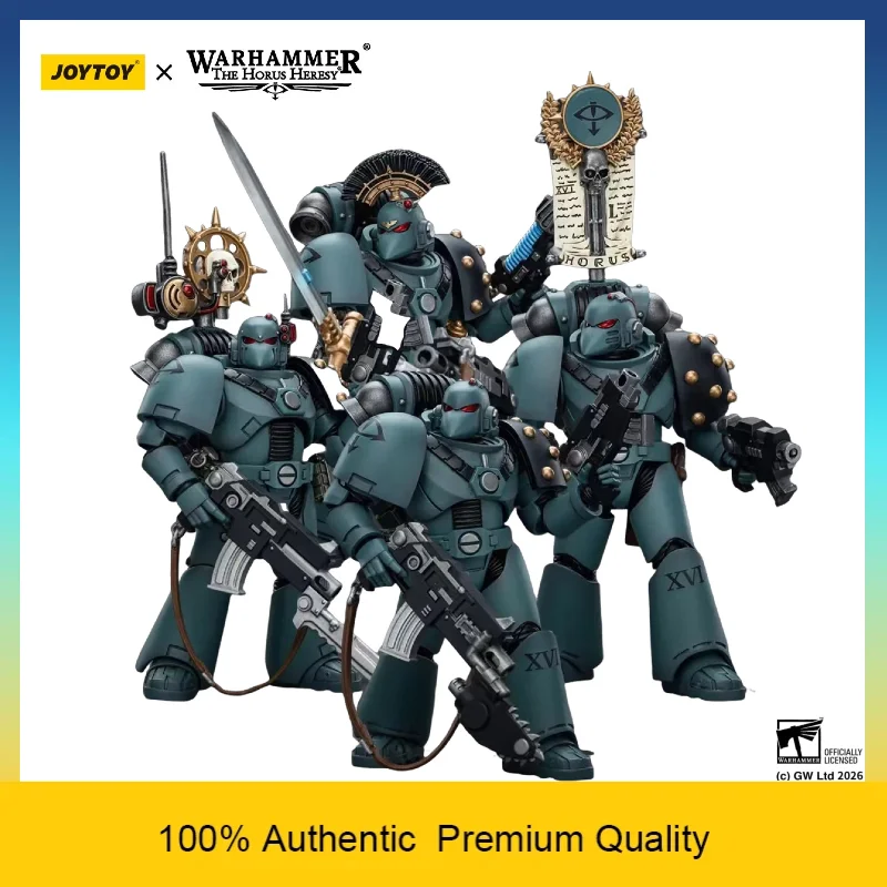 

In Stock JOYTOY 1/18 Warhammer The Horus Heresy Sons of Horus MKVI Tactical Squad 4Pcs Action Figure Set Collectible Model Toy