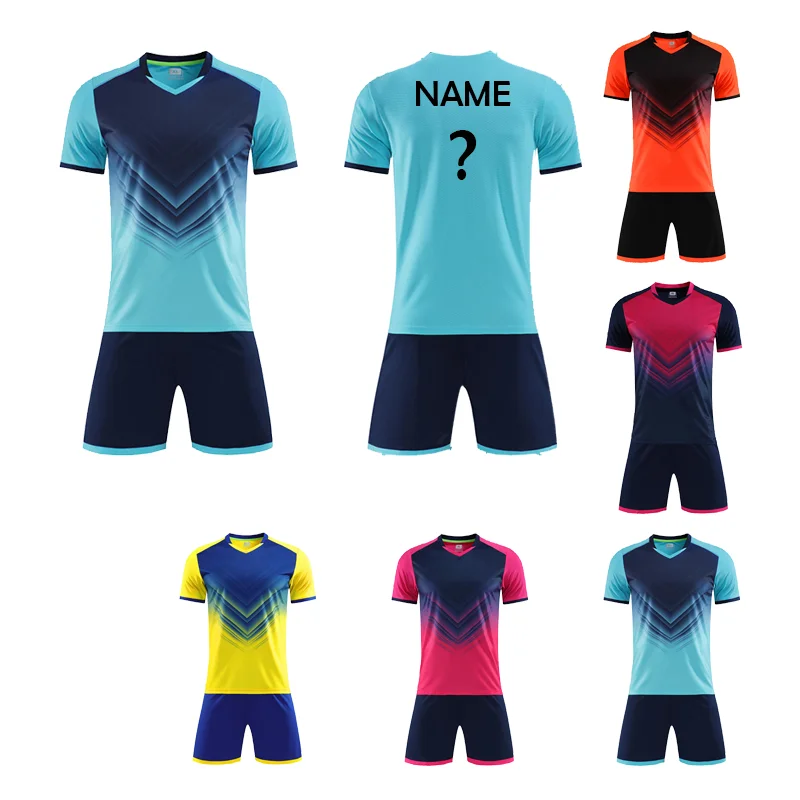 

Kids soccer jersey, custom soccer jersey set for boys, polyester soccer uniform, breathable children's soccer uniform