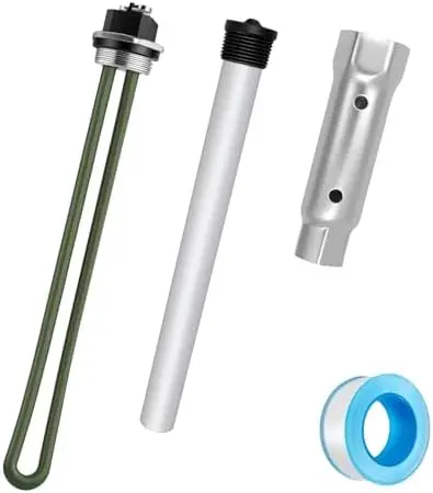 

Upgraded RV Water Heater Kit for Suburban SW Series – 520900 Element, Anode Rod & Tools Included