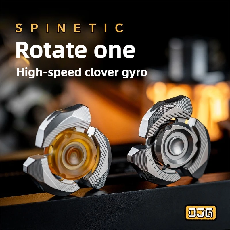 DJG EDC FC - 回転速度 ​ ​ タイプ三枚刃フィジェットスピナー ポータブルデスクトップストレス解消玩具