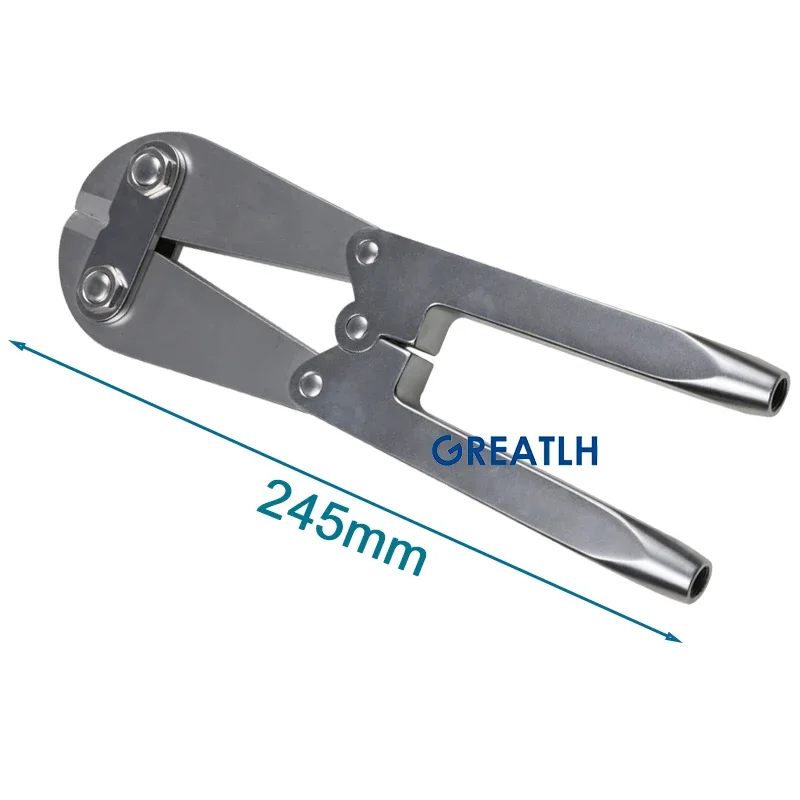 Orthopedic Implant Cutter Stainless Steel Large Wire Cutting Plier with Wooden Handle Orthopedic Veterinary Instrument pet