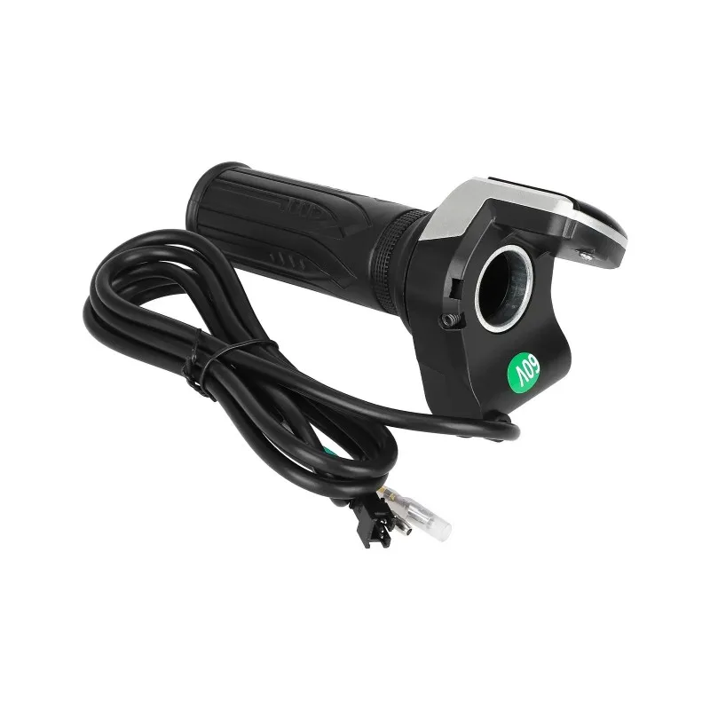 

NALFI-Ebike Twist Throttle Accelerator Handlebar Grip With LCD Display 60V Electric Bicycle Scooter Speed Control Grip Switch
