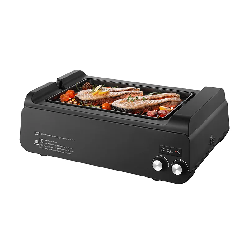Commercial Electric Rotisserie Grill Machine for Restaurant Chicken Kebab with Automatic Rotation System
