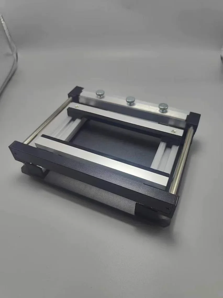 

Pcb Steel Printing Table 100*100 mm SMT Steel Mesh Steel Sheet Solder Paste Wire Printing Small Micro Screen Printing Machine