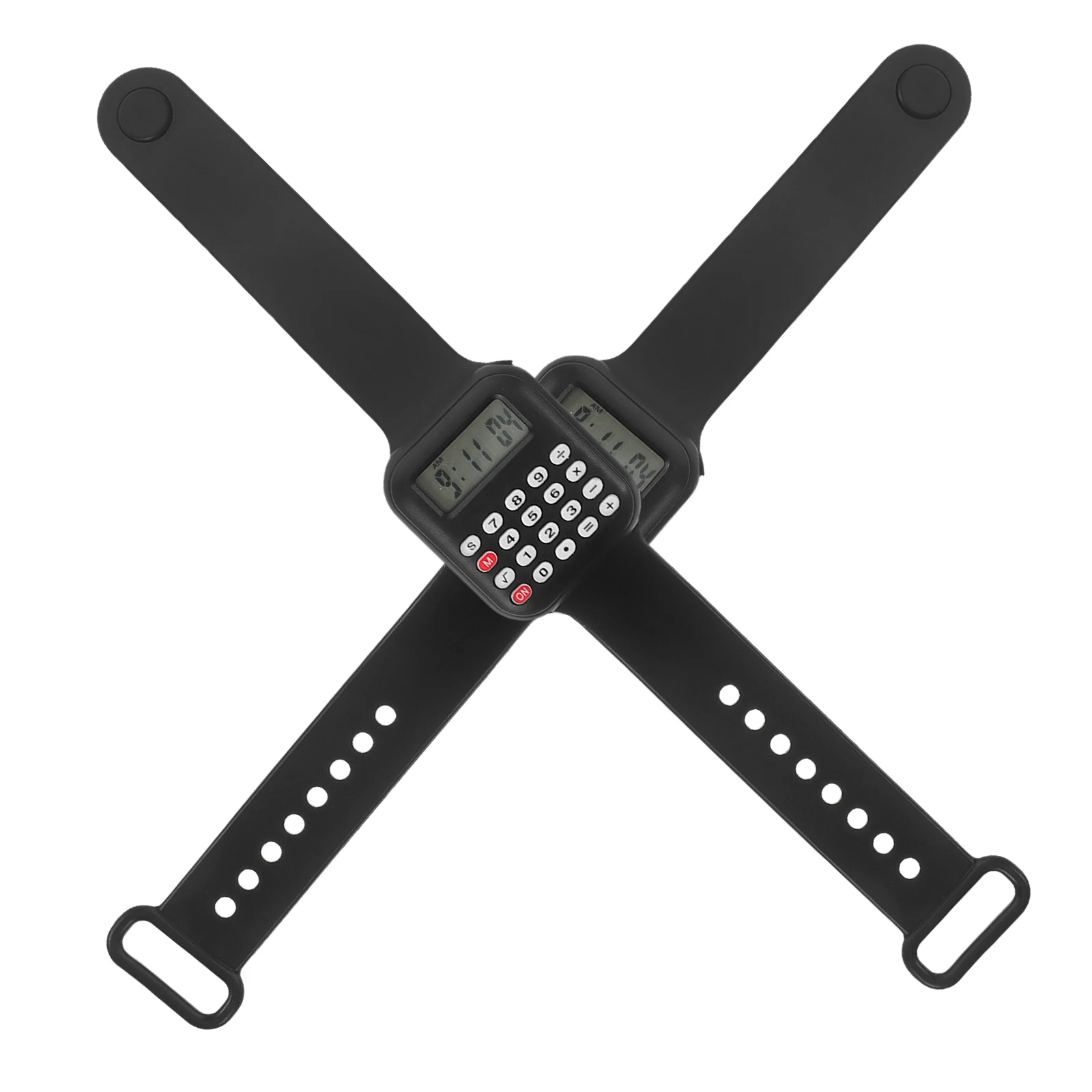 

2Pcs Portable Calculator Electronic Wrist Watch Multifunctional Learning Calculation Watch for