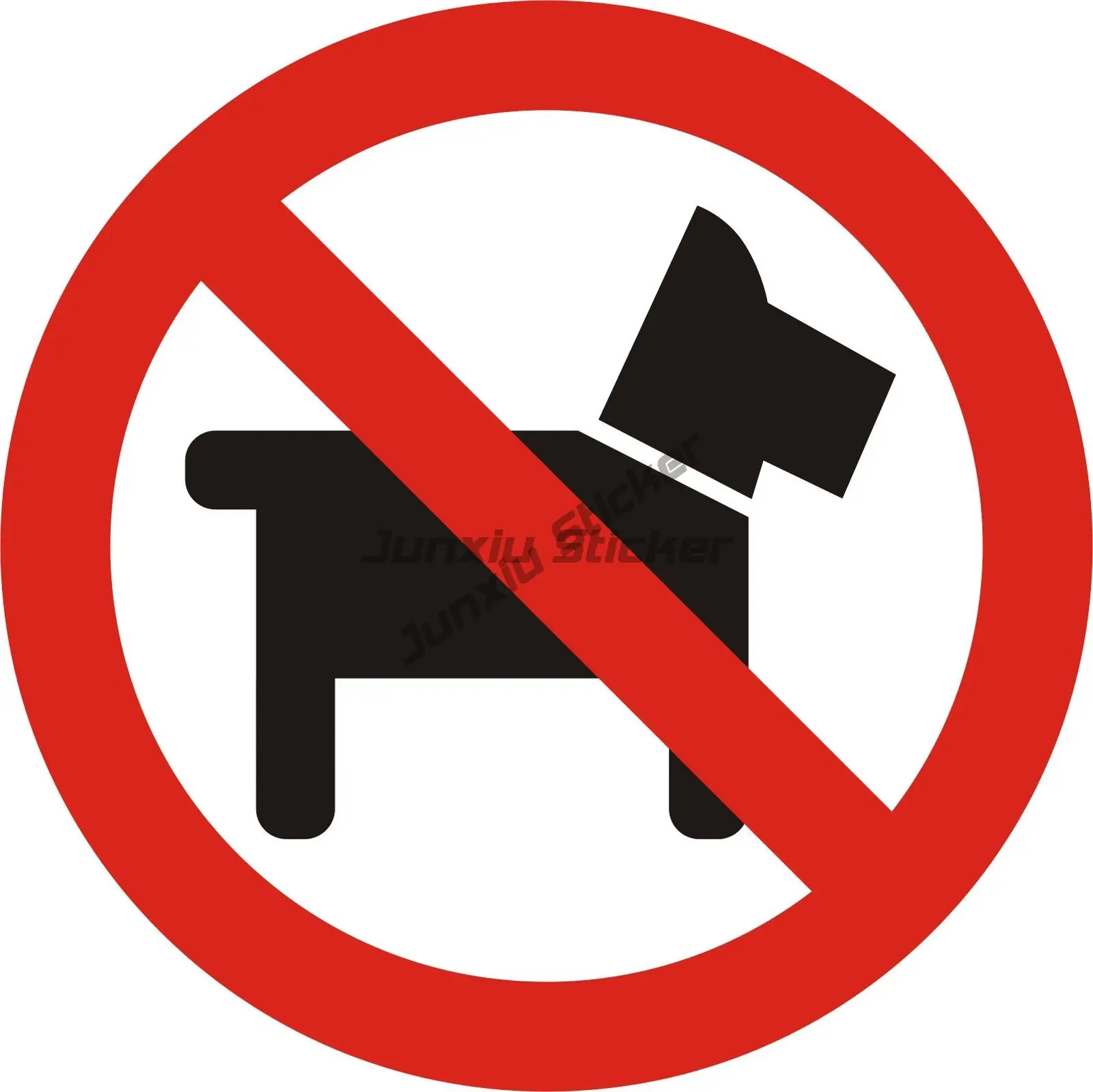 NO PETS DOGS ALLOWED SIGN Vinyl Decal / Car Stickers Waterproof Graphics Windows Trunk Decoration Vinyl